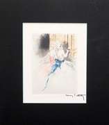 Louis Icart, 1938 original copperplate signed stamp . Erotica series