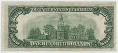 Upper end crisp Series of 1934 $100 Federal Reserve Note