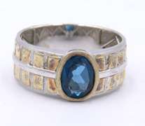 Vintage 925 Sterling Silver Cubic Zirconia Ring