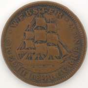 1841 Webster/Van Buren Hard Time Token HT-22 R-1