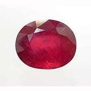 7X9MM OVAL GLASSFILLED RUBY LOOSE GEMSTONE