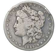 1889-CC Morgan Silver Dollar