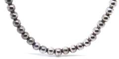 Vintage 925 Sterling Silver Beads Necklace