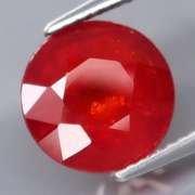 Fiery 5.93ct top red orange Spessartite Garnet solitaire