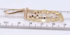 Favorite Yellow Gold Lana Nude Cascade Dangle Earrings
