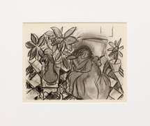 Rare H. Matisse original offset lithograph, 1943