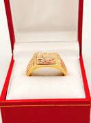 14kt Solid Yellow & Rose Gold Men's Ring