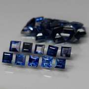 Heated only top blue 3.69ct Sapphire set