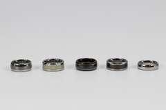 Lot of 5 Size 5.5 Tungsten Carbide Rings in Various Styles