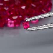 Premium 3.35ct 180 piece princess cut Ruby set