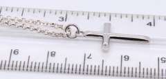 Vintage 925 Sterling Silver Cross Pendant on Chain