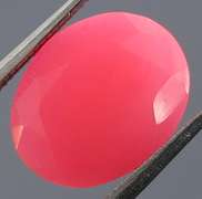 Brilliant 1.97ct faceted flamingo pink Opal