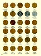 Set of Lincoln Wheat Cents 1941-1974-S in Album