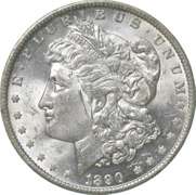 1890-O Morgan Silver Dollar
