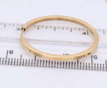 Amazing Yellow Gold Hoop Earrings