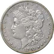 1901-S Morgan Silver Dollar