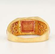 14kt Solid Yellow & Rose Gold Men's Ring