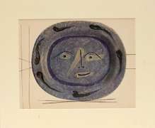 Very rare Picasso offset lithograph in gloss coated from 1948