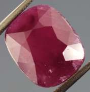 Top violet red unheated 10.41ct Ruby