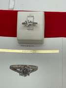 CERTIFIED BRAND NEW 18K WHITE GOLD AND DIAMOND RING