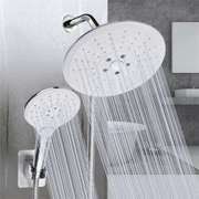 6Pcs Rainfall Shower Head Angle-adjustable Shower Set