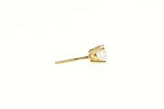 14K Yellow Gold 0.45 Ct Diamond Solitaire Single Stud Earring