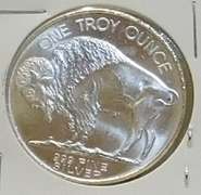 1 oz. .999 Silver round - Indian/Buff Unc