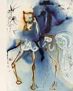 Original hand signed Dali embossed lithograph