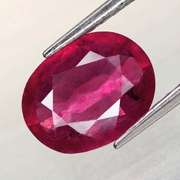 Vivid! 2.60ct top imperial red Ruby center stone