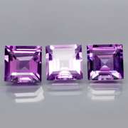 Amazing 10.16ct matched bright purple Amethyst set