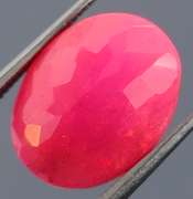 Great 2.73ct faceted flamingo pink Opal