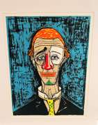 Bernard Buffet, original lithograph from rare limited edition and signed in the plate