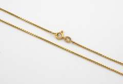 Useful 18k Box Link Necklace