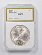 2001-D American Buffalo Commemorative Silver Dollar