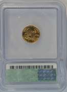 Flawless Gem BU 1998 $5 American Gold Eagle. ICG MS70