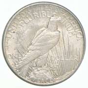 1921 Peace Silver Dollar