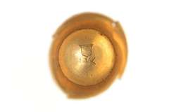 14K Yellow Gold Victorian Scroll Ornate Size 7 Sewing Thimble