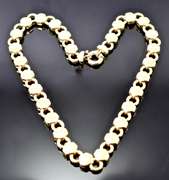 Impressive 18K Fancy Link Necklace