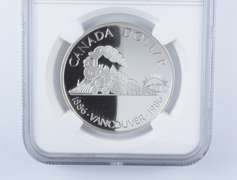 PF70 UCAM 1986 Canada $1 Silver - Vancouver Centennial - Graded NGC