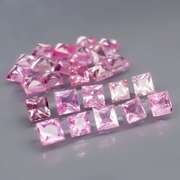 Excellent 2.71ct lavender and pink Sapphire set