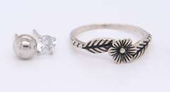 Group Lot of 925 Sterling Silver Jewelry
