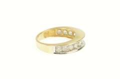 14K Yellow Gold 1.25 Ctw Classic Channel Diamond Wedding Ring