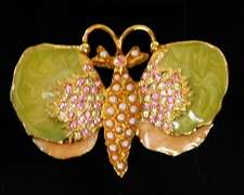Jay Strongwater Studio Butterfly Brooch w/Box