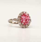 Beautiful Pink Sapphire Cocktail Ring