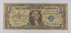 1935-A $1 United States Silver Certificate WWII Short Snorter