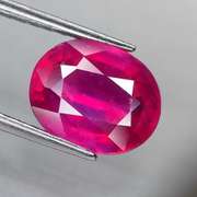 Vivid imperial red 3.27ct oval cut Ruby