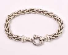 Braided Sterling Silver Bracelet