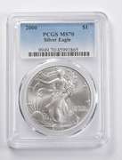 MS70 2000 American Silver Eagle PCGS