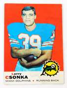 Larry Csonka 1969 Football Card