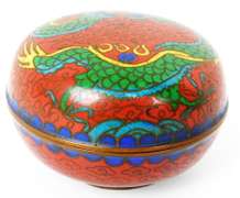 Early Chinese Cloisonne Enameled Box